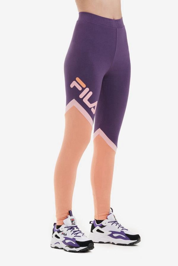 Fila Legíny Damske Nachový / Ruzove - Roxy High Waisted Vypredaj - Slovakia 24160-MLAT